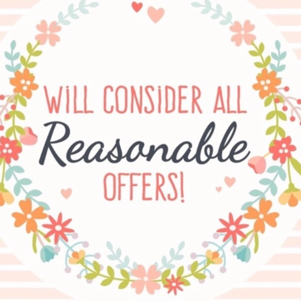 Will Consider All Reasonable Offers 🌸